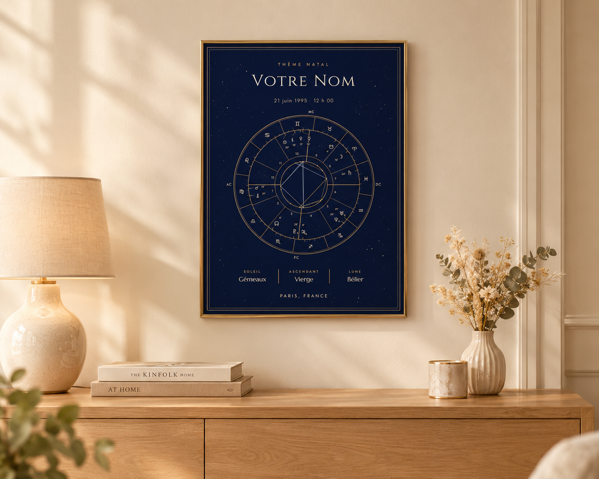 Birth Chart Poster