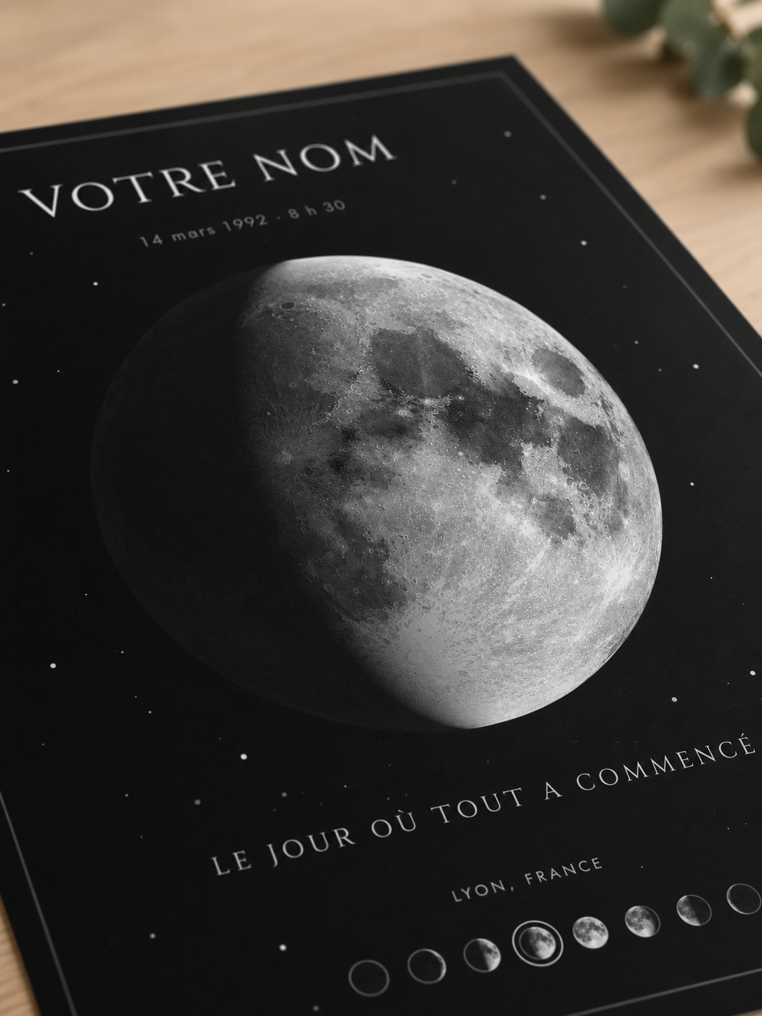 Moon Phase Poster