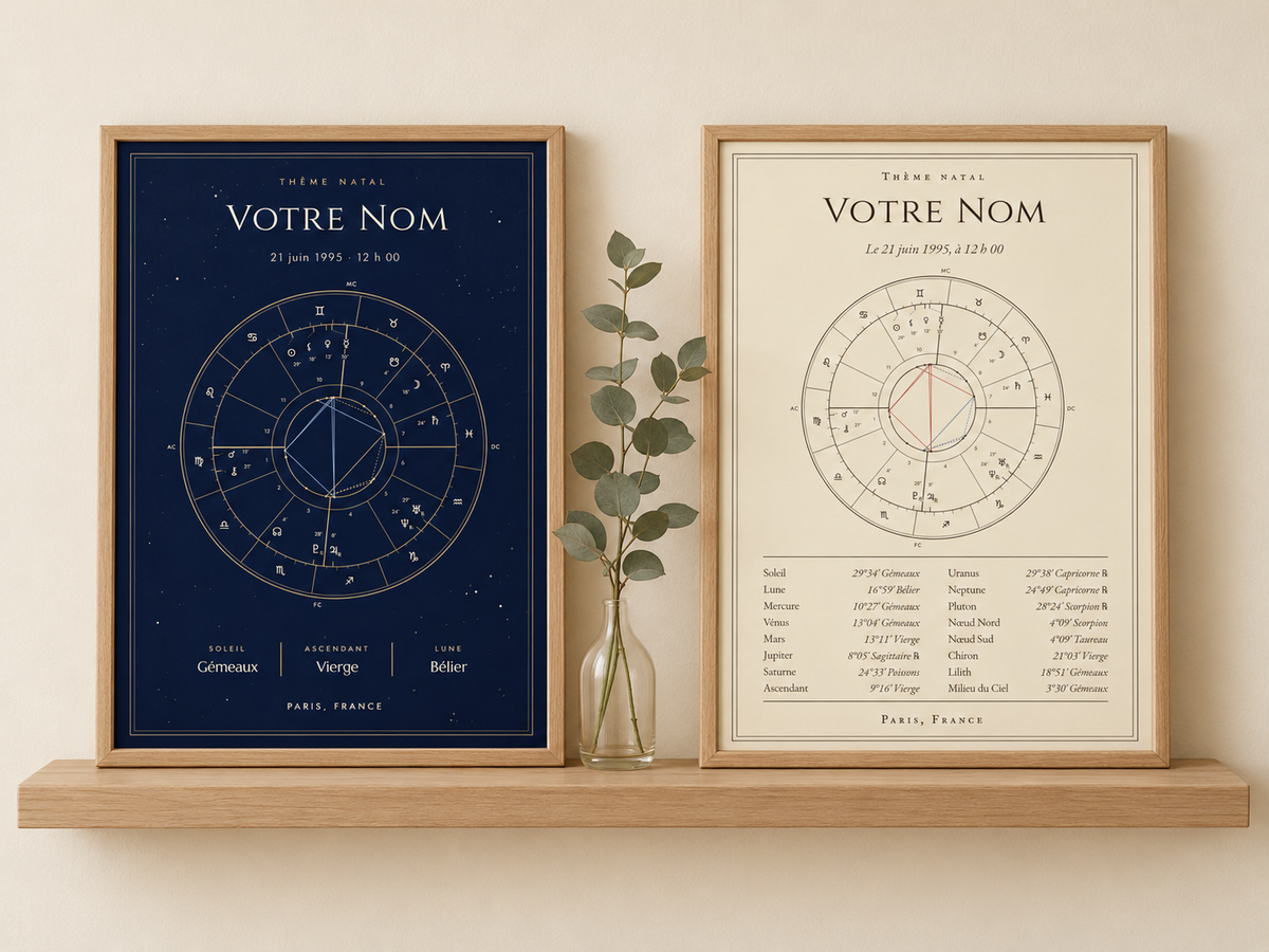 Birth Chart Poster