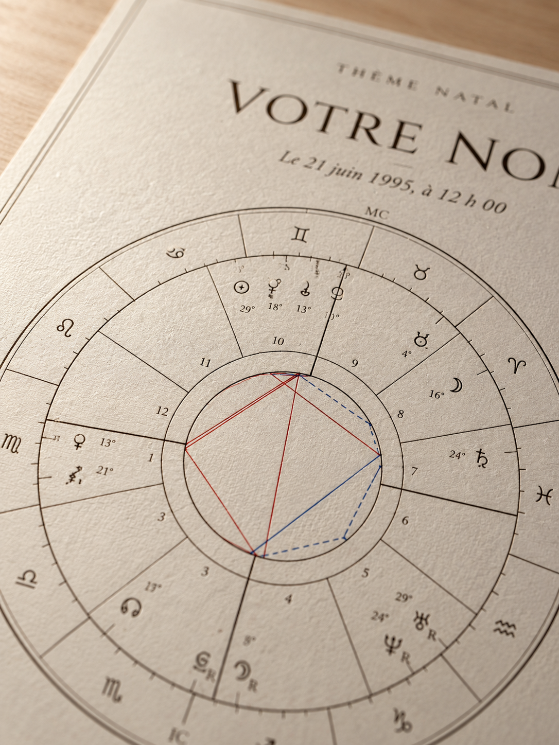 Birth Chart Poster