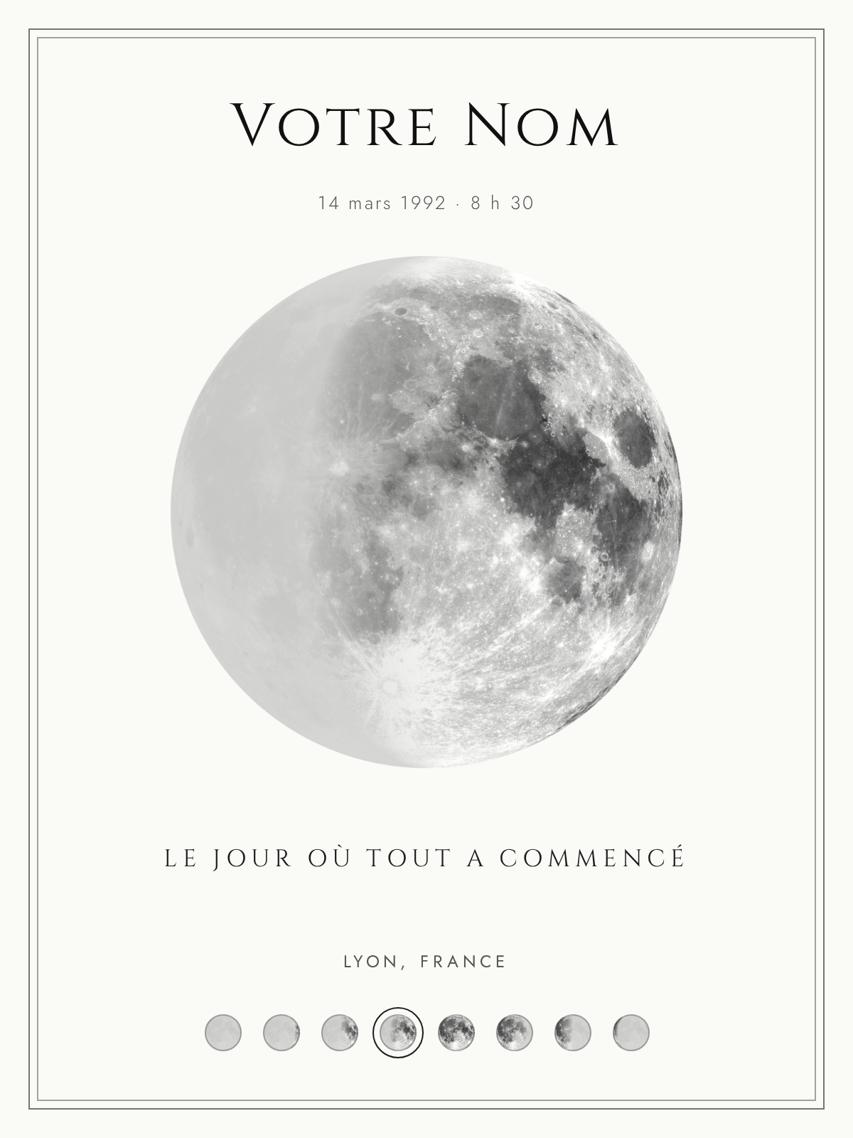 Moon Phase Poster