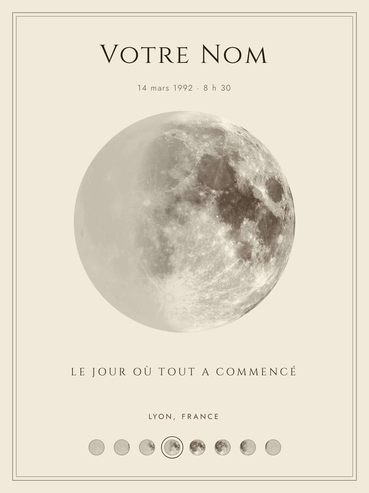 Moon Phase Poster