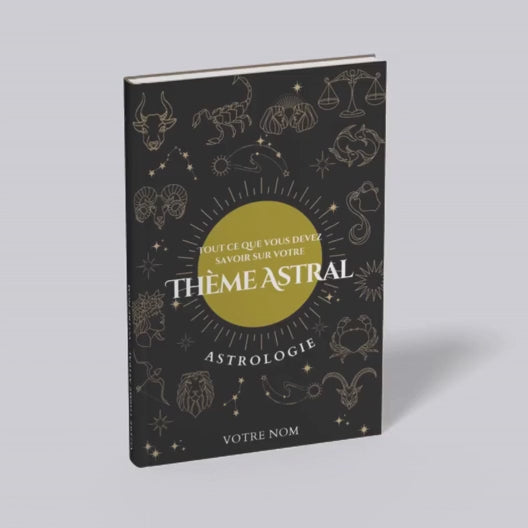 Vu 360 du livre personnalisé d'astrologie